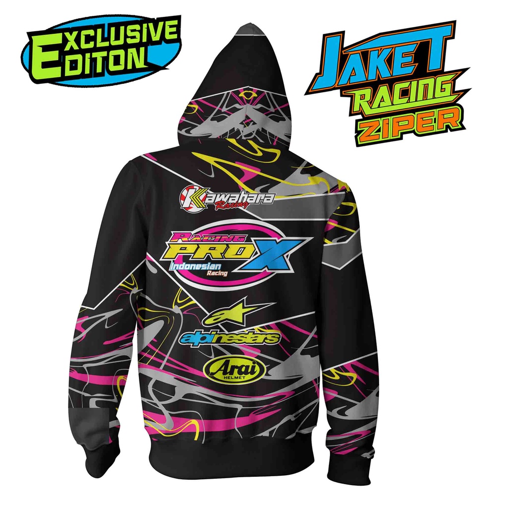 ZIPPER JAKET  RACING PRO X LIMITED EDITION EXCLUSIVE  BLACK GALAXY SERIES VII