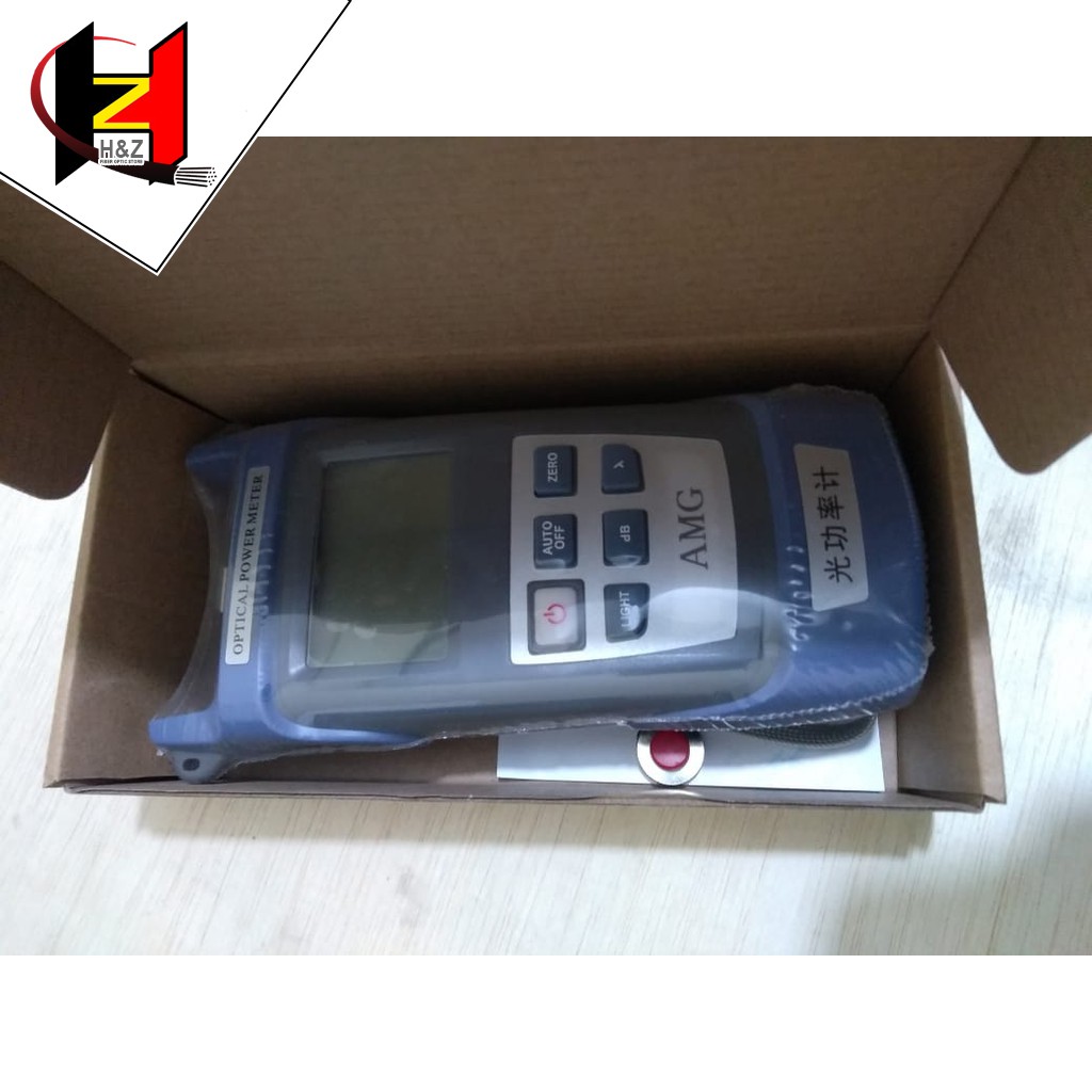 OPM AMG/Optical Power Meter Cable Tester - AMG-Biru Alat Pengukur Daya Fiber Optik