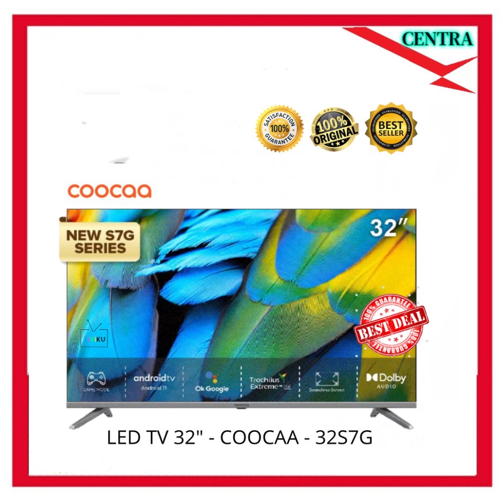 Jual Coocaa Led Tv 32s7g 32 Inch Smart Tv Hd Android 11 Hdmi Usb