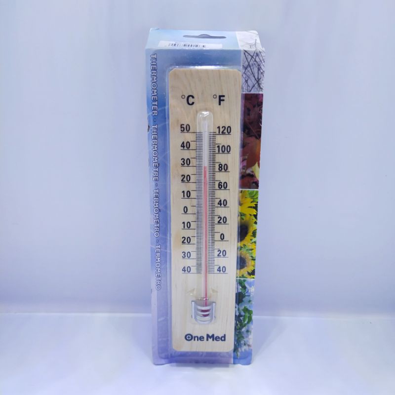 thermometer kayu clasik