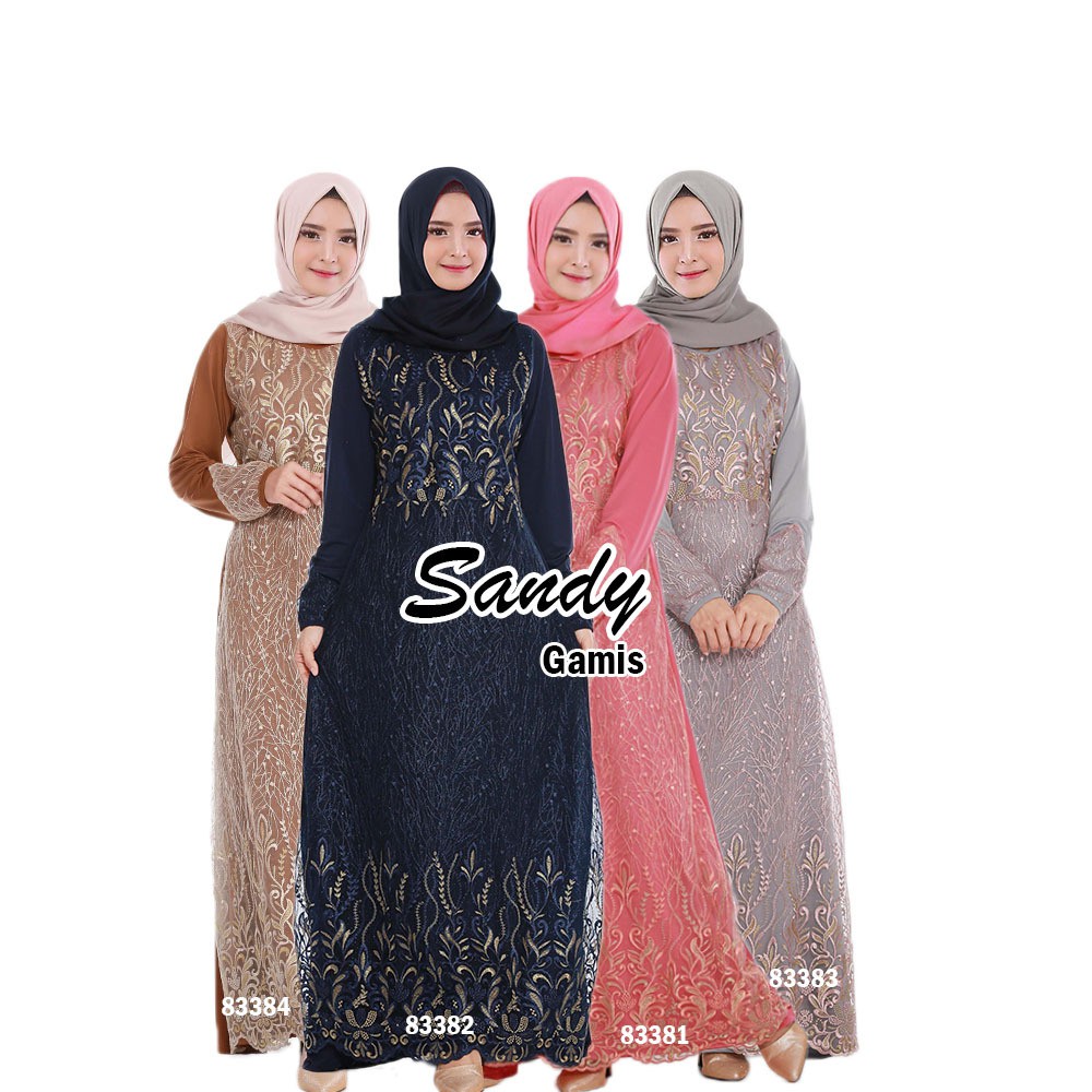 GAMIS PESTA SANDY SPANDEX TILE GLITTER PREMIUM
