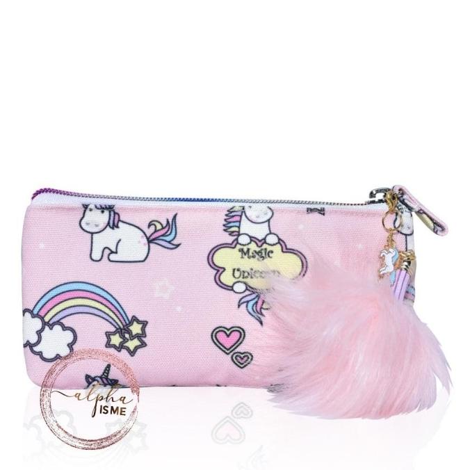 

BAYAR DITEMPAT Pink Unicorn/Tempat Pensil/Pensil Case Pom Pom & Charm/TEMPAT PENSIL AESTHETIC/TEMPAT PENSIL ANAK PEREMPUAN/TEMPAT PENSIL LUCU/TEMPAT PENSIL 3D/TEMPAT PENSIL TRANSPARAN/TEMPAT PENSIL LUCU/TEMPAT PENSIL KOREA/TEMPAT PENSIL KAIN/TEMPAT PENSIL
