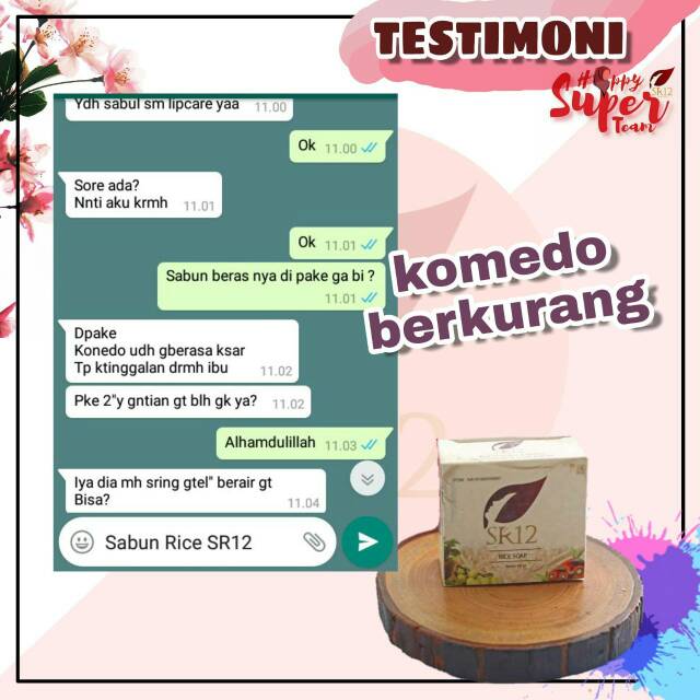 Rice Soap SR12 - Sabun Cuci Muka Pria &amp; Wanita Berjerawat Pembersih Wajah Mengangkat Minyak Pada Kulit Sabun Untuk Kulit Berminyak Sensitif Berjerawat