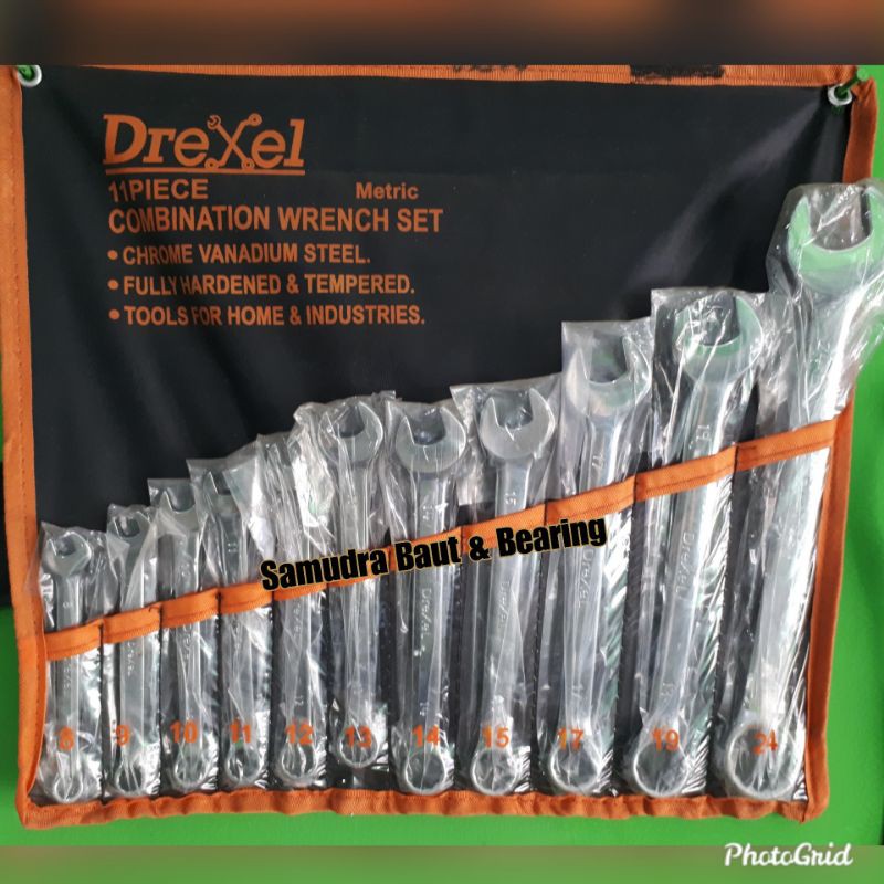 Kunci Ring Pas Set 11pcs Drexel