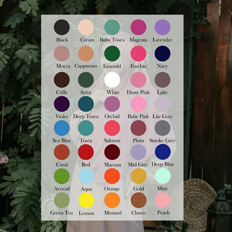 Hijab Instan Bergo Aisyah Size M Bahan Kaos