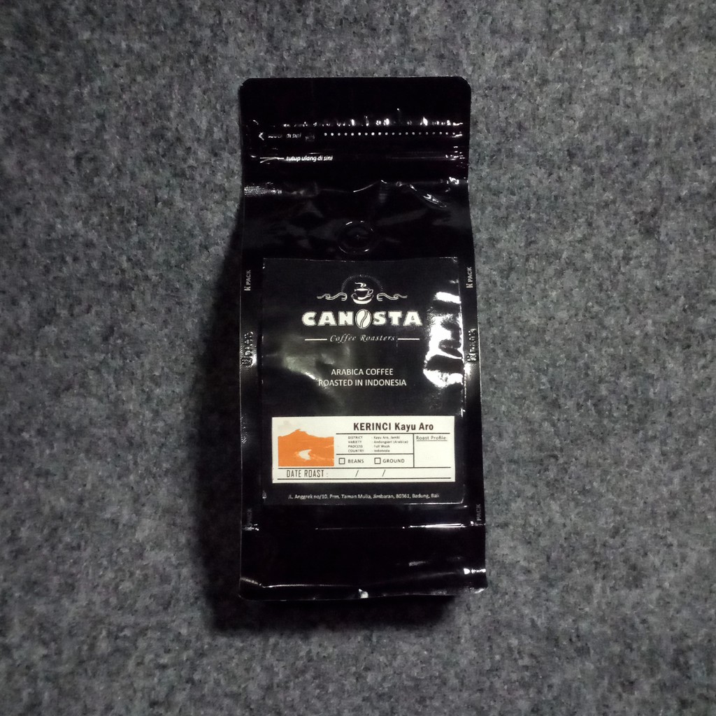 

Kopi / coffee single origin kerinci kayu aro 200g (roasted beans / ground)