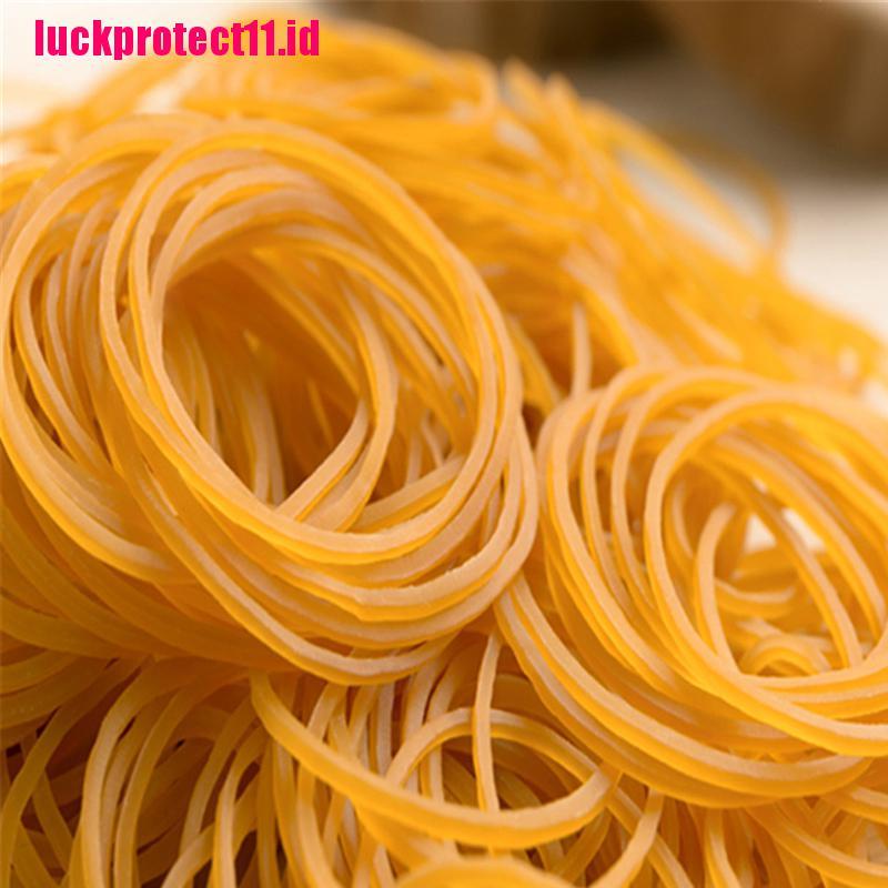 (LUCK) 100pcs Karet Gelang Elastis Untuk Mengencangkan Alat Tulis Sturdy