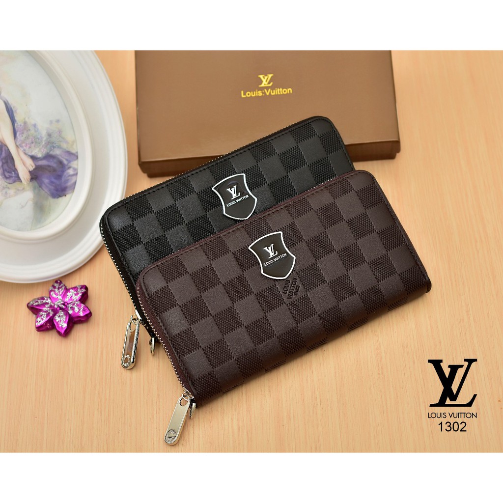 New Arrival Dompet LV 1 reseleting 1302 DEN TAS FASHION MURAH DOMPET PRIA DOMPET IMPORT THAND BAG