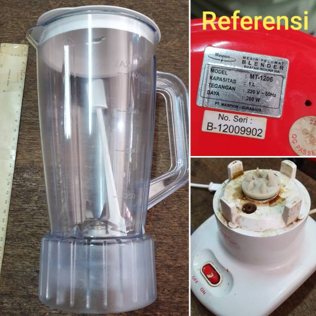 Gelas plastik blender Maspion MT1206 1207 1213 1214 1215