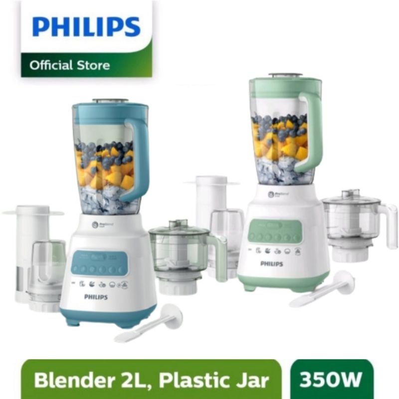 PHILIPS HR2223 Blender Plastik  2 Ltr HR2223/30 /60 [4 in 1]