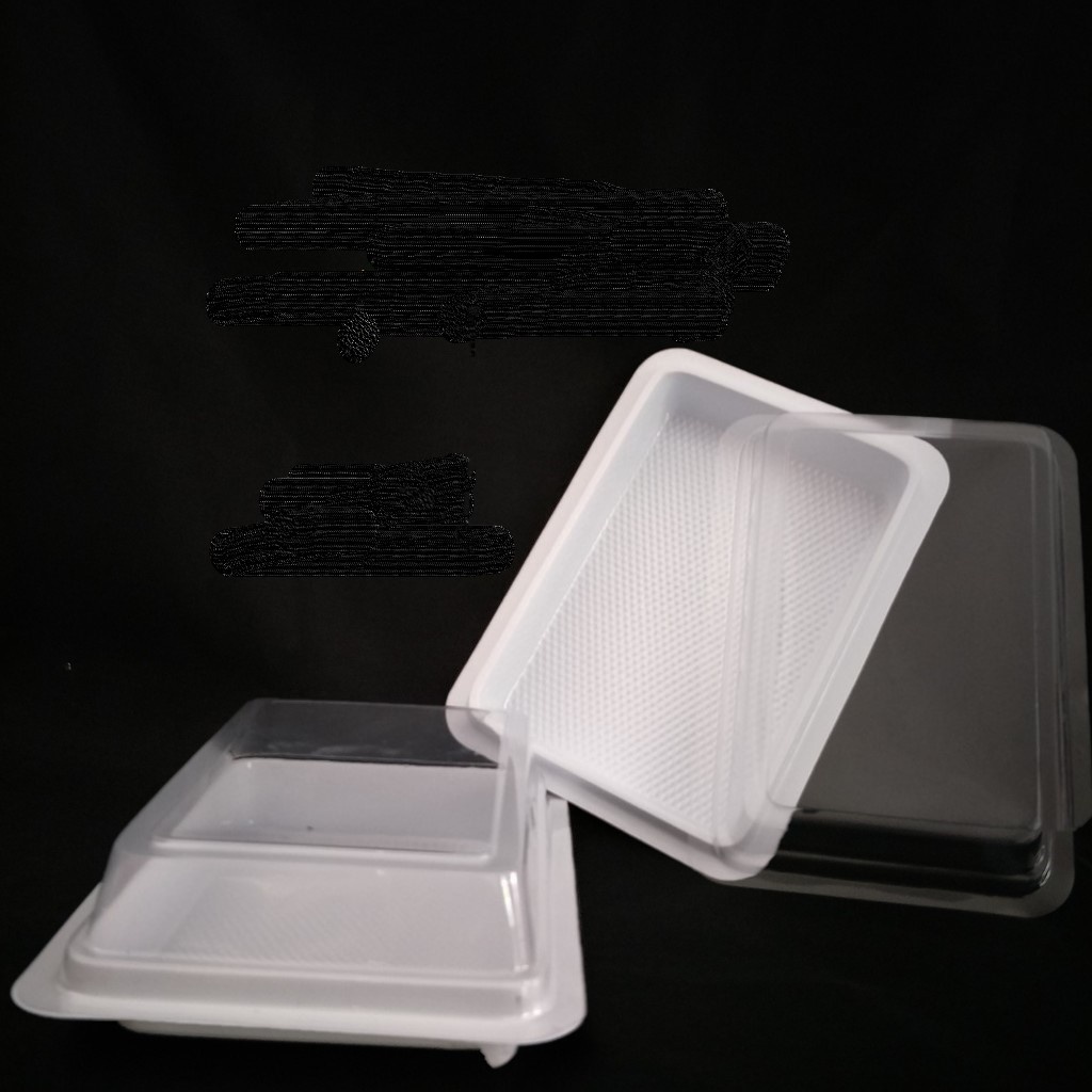 Mika Kue Mangkok box putih mika bento