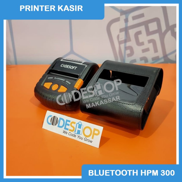 LABEL PRINTER PORTABLE THERMAL CODE SOFT HP-M300  (USB+BLUETOOTH)