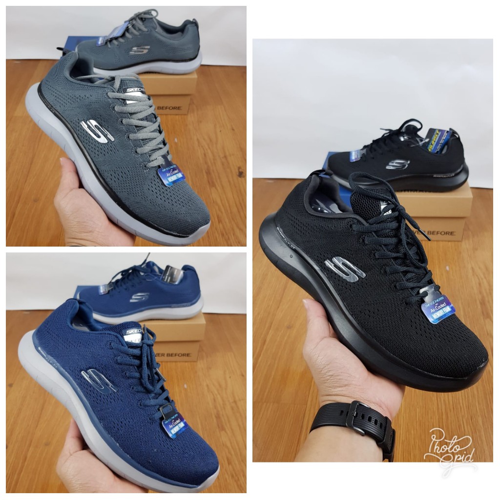 Skechers Quantum Flex Road Sepatu Skechers Pria