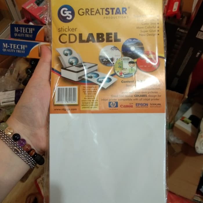 kertas Sticker Label CD - greatstar