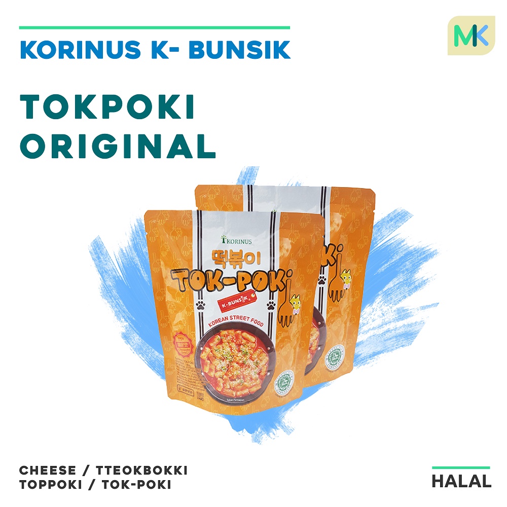 

KORINUS K-BUNSIK TOKPOKI ORI / TTEOKBOKKI / TOPPOKI / TOK-POKI HALAL