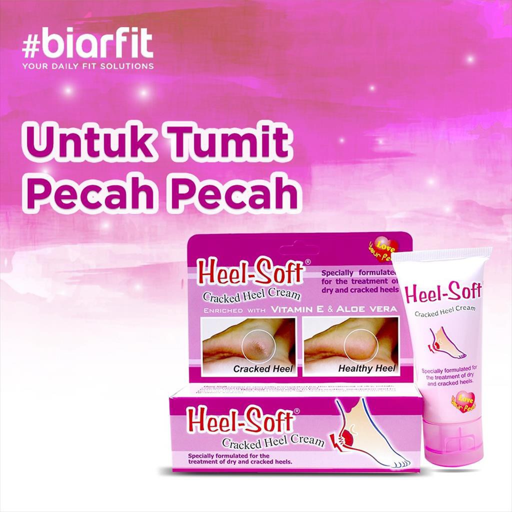 Heel-Soft Cream Kulit Tumit Kaki Kasar dan Pecah-Pecah BPOM