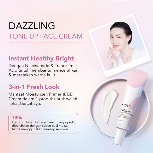 Y.O.U Dazzling tone up face cream