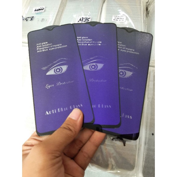 Tempered Glass Full Blue Redmi    Note 4 4x 5 5a 6 6a 7 7a 8