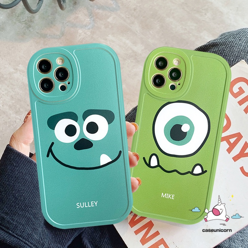 Casing Monster Kecil Realme C55 C35 C53 C30 8i C25 C31 C21 9i C25s 7i 10 Pro Plus C20 C25Y C11 C21Y C12 C15 GT C17 C20A C37 6s 6 6i 5 5s 8 8Pro Kartun Sulley Mike Soft TPU Sarung