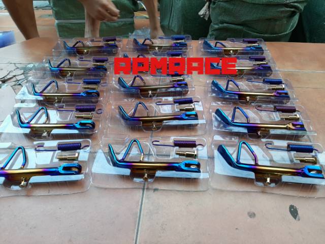 Standar Samping Twotone Ring 14 Yamaha Honda Matic Beat Scoopy Vario Mio Nouvo Dll