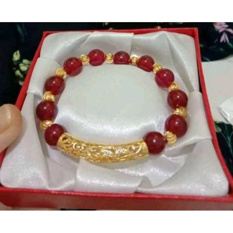 Gelang Batu Giok impor pipa