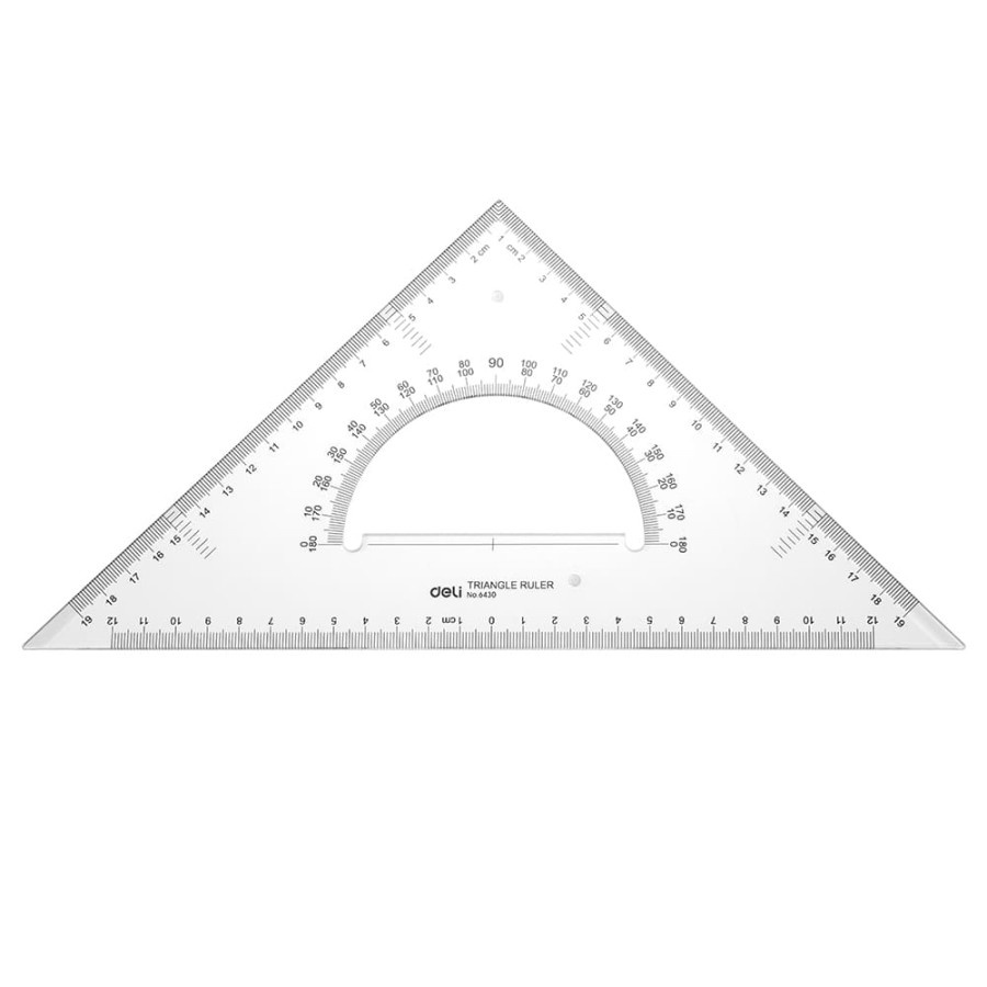 Penggaris-Set Square / Drafting 2pcs 28cm - Deli E6430