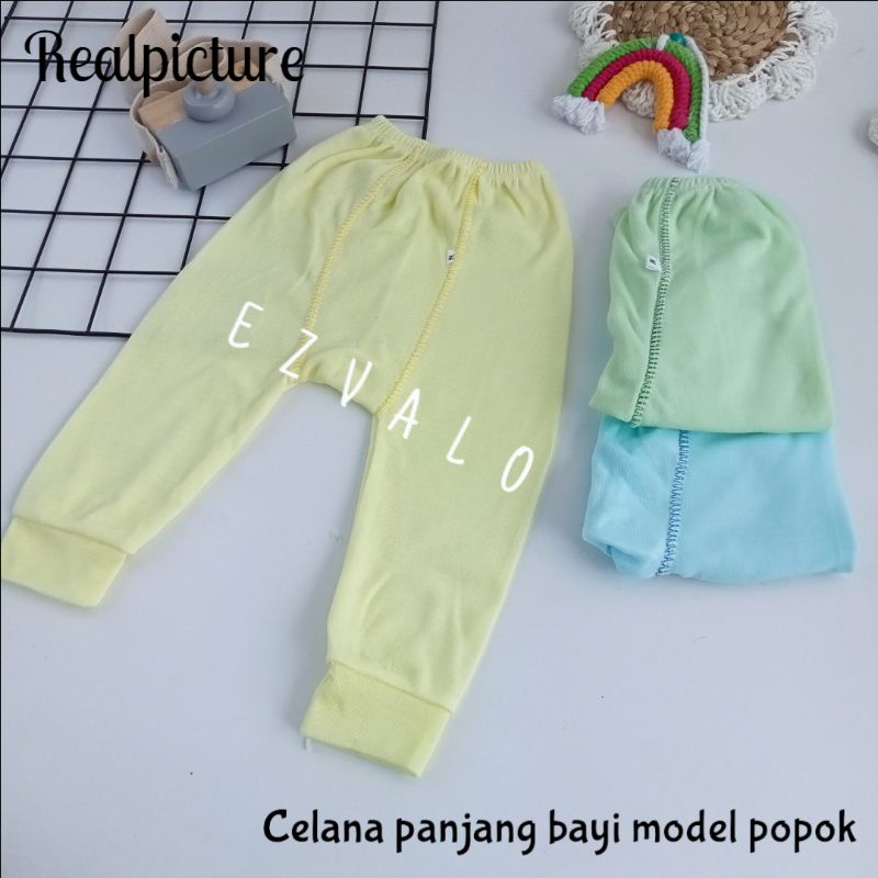 CPB - Celana Panjang Bayi Polos Set 3 Pcs Tebal