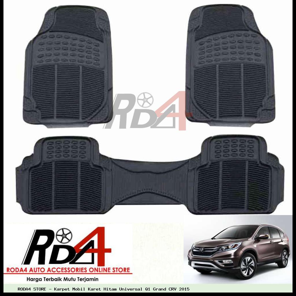 Karpet Mobil Karet Hitam Universal Q1 Grand CRV 2015