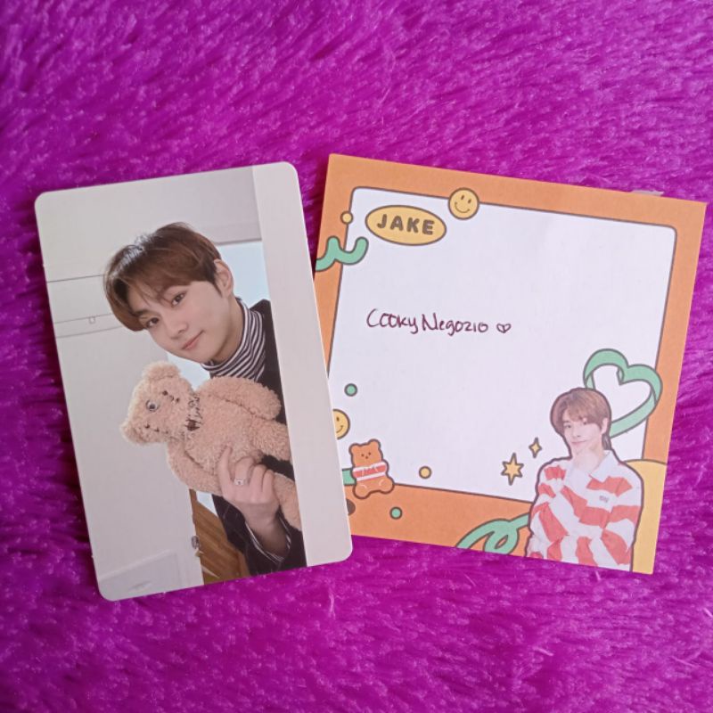 photocard jungwon hype konsep jungwon boneka jungwon teddy