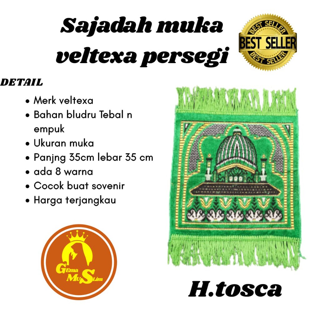 Sajadah kecil veltexa segi empat