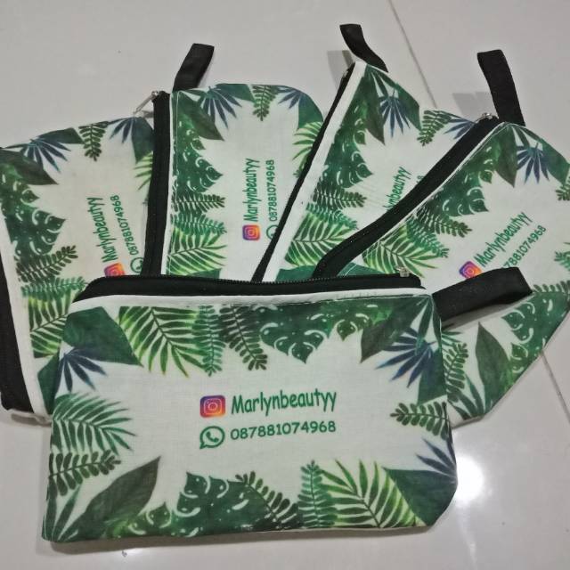 Souvenir dompet pouch sablon custom full colour min 200 pcs