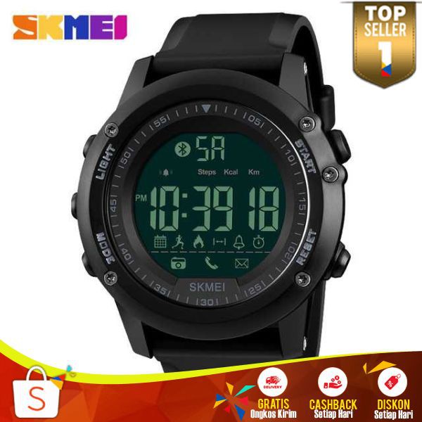 SKMEI Jam Tangan Olahraga Smartwatch Bluetooth JT 65 Jam Tangan Waterproof Terbaru Unik Multifungsi