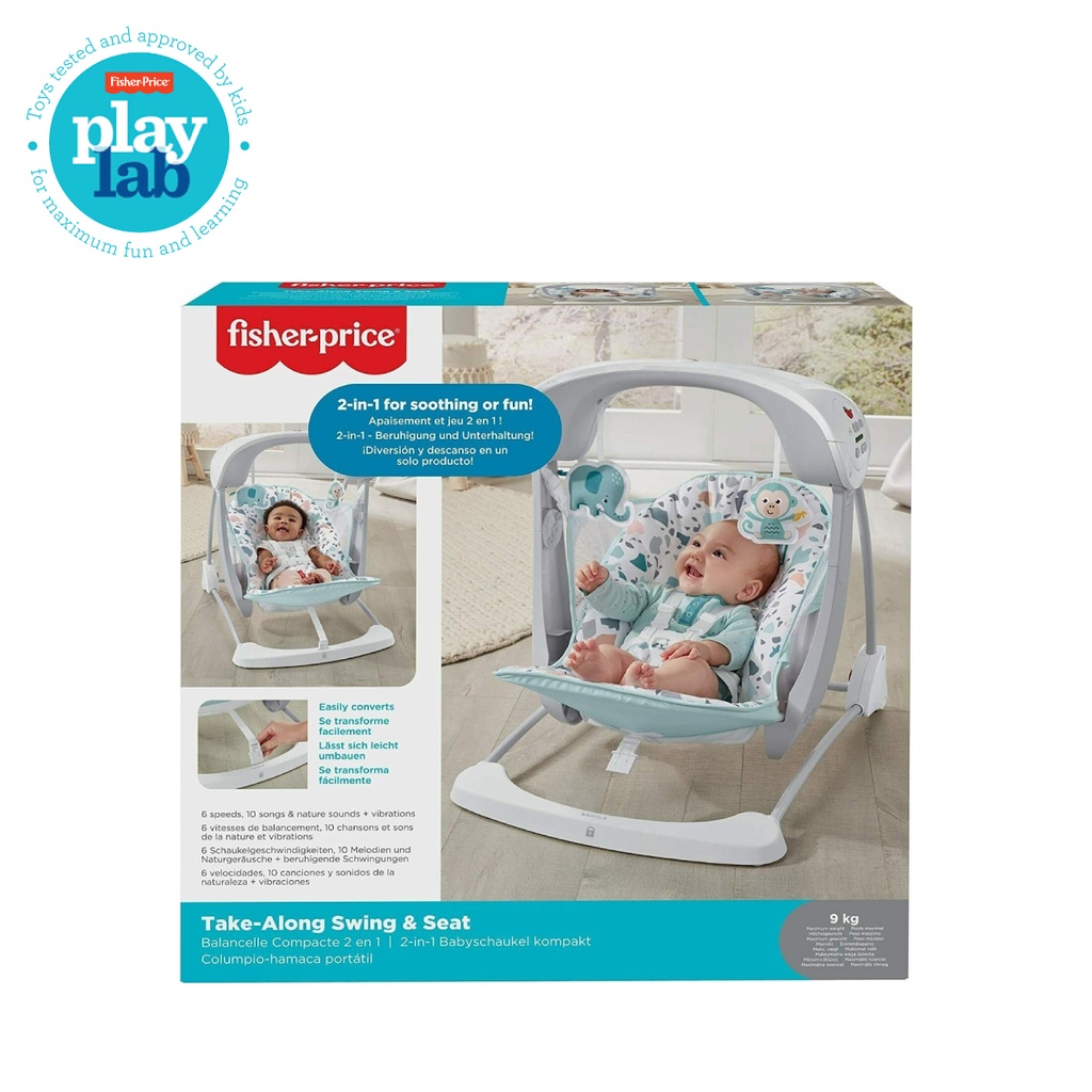 Fisher-Price Take-Along Baby Swing &amp; Seat - Kursi Goyang Bayi