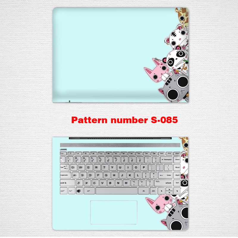 DIY Universal Laptop Stickers Computer Skin Vinyl 2 Sides Notebook Skin for 11/12/13/14 inch Notebook Skin ASUS Sticker15.6-inch Two-dimensional Animation Fortress G9 G8 S5300 S5600 S4000 S4300 Notebook Film Fx506 Shell Cover 7 Fx95