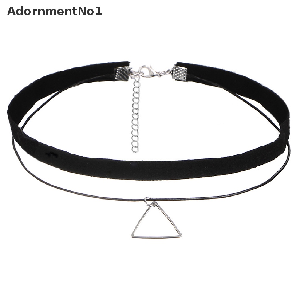 (AdornmentNo1) Kalung Choker Velvet Stretch Klasik Gaya Gothic Untuk Wanita