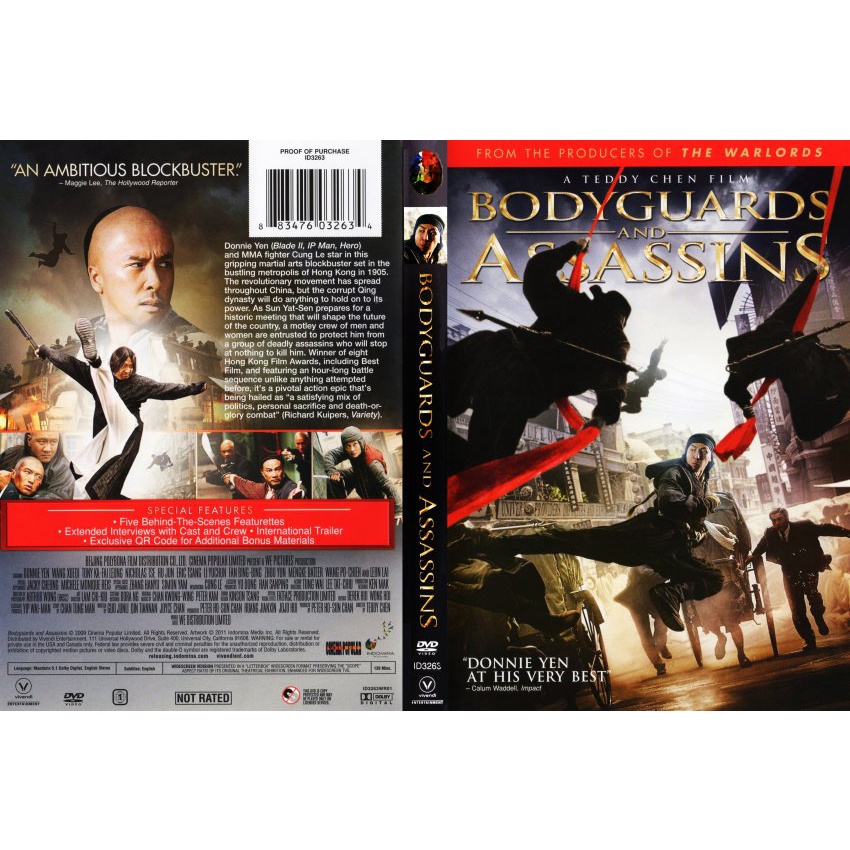 Kaset Dvd Donnie Yen - Bodyguards and Assassins