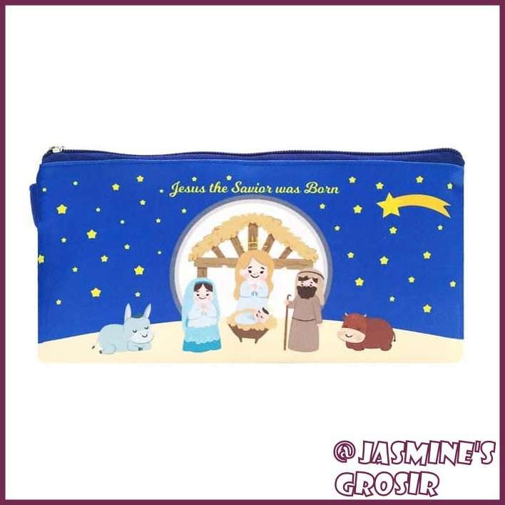 

Christmas Case Nativity Star Benhur Tempat Pensil Souvenir Natal 14