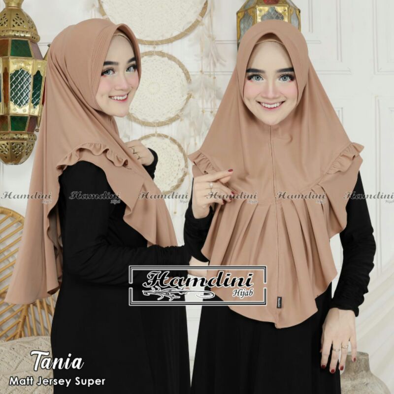 Jilbab Bergo Instan Daily Tania Original Hamdini Hijab