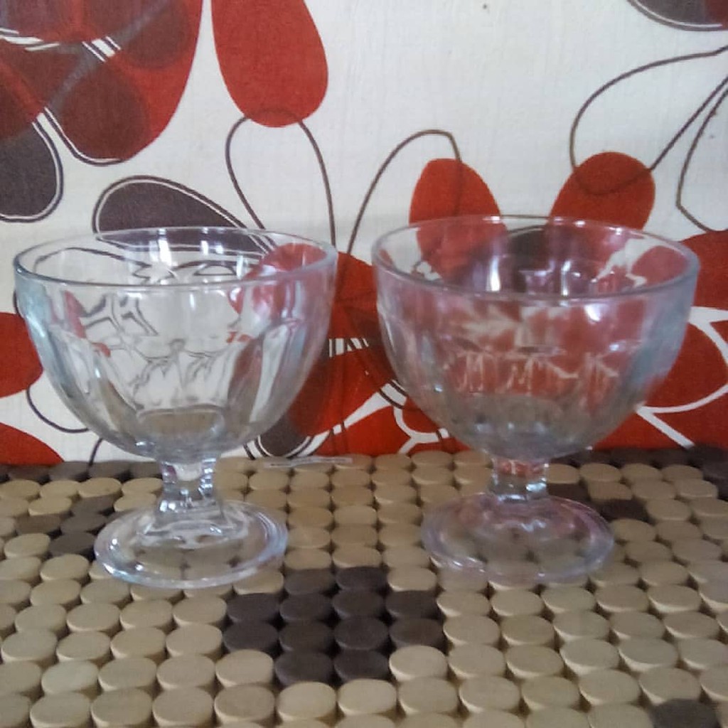Gelas Es Buah Es Krim Bahan Kaca