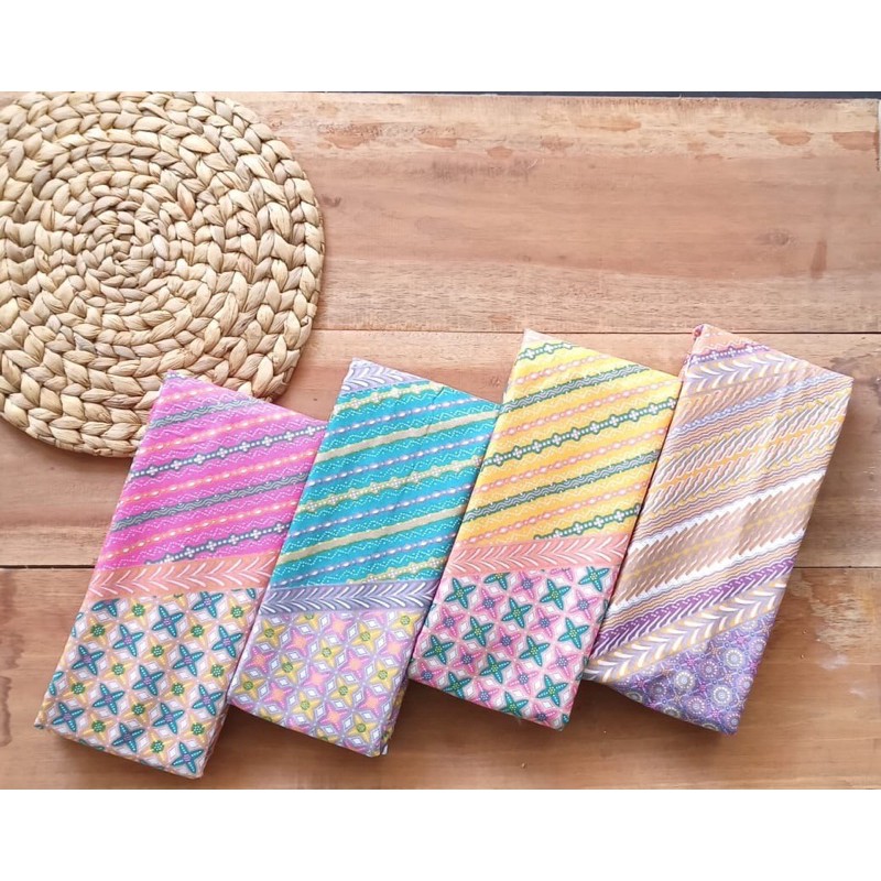 KAIN BATIK SET EMBOS /SET KEBAYA Kain Batik soft pekalongan Kain EmbosPolos Kain BatikAtasan Couple