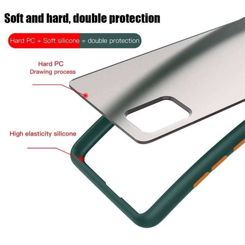 Casing Hard Case PC Matte Shockproof Untuk vivo X80 / X70 / X60 / X50 Pro / X80Pro / X70Pro / X60Pro / X50Pro