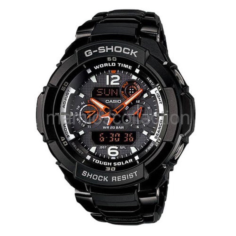 Jam Tangan Pria Casio G Shock G 1250BD 1A Gravity Defier Tough Solar