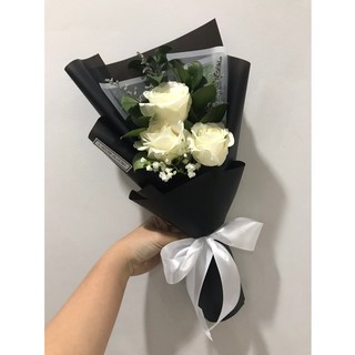 Bunga Graduation / 3 Rose Bouquet / Bunga Wisuda / Simple ...