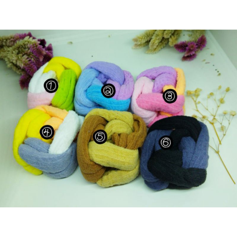 Kuncir Rambut Lilit 4 / Kuncir Kepang / Kuncir Korea / Kuncir Lilit KCR004-1