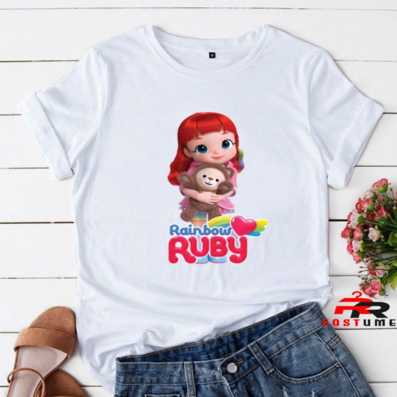BAJU ANAK KAOS ANAK RAINBOW RUBY