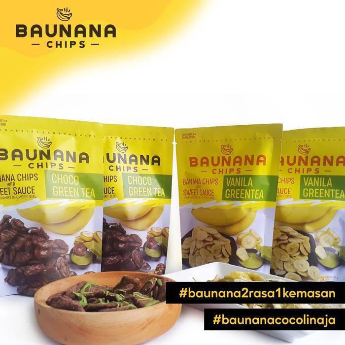 

Baunana Chips / Kripik Pisang / Pisang Rasa / Pisang Coklat / Pisang Vanila / Pisang Green Tea