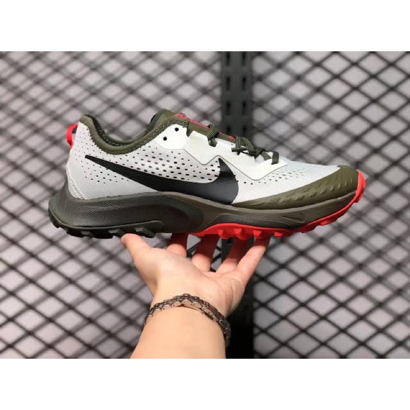 Sepatu Nike Air zoom Terra Kiger 7 &quot;Black white&quot; premium original sepatu pria