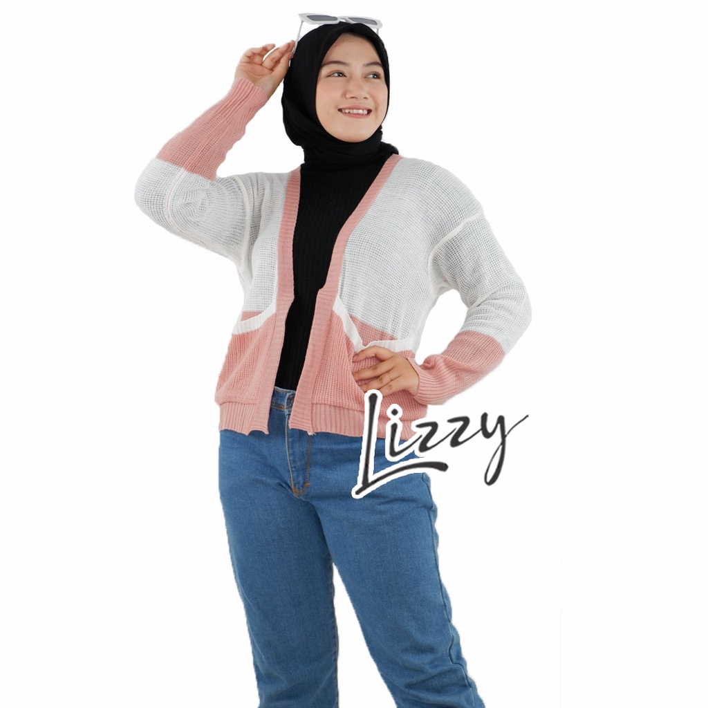 Lizzy - MANDA OUTER CARDI TWO TONE