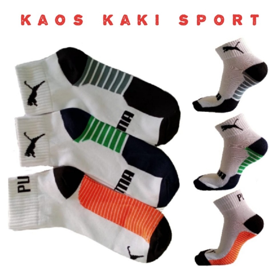 Kaos Kaki Sport/kaos kaki olah raga/badminton/tennis /futsal/sekolah