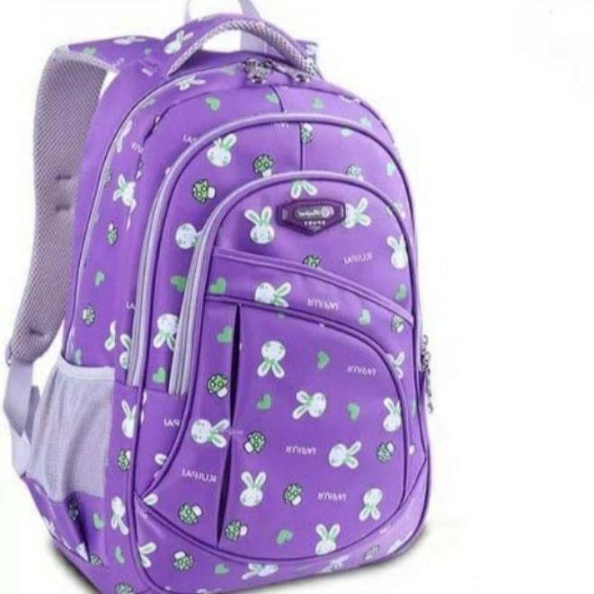 MOEZHA _Tas Punggung Ransel Sekolah Tas Backpack Polos Fashion Tas Gendong Ransel Pria Wanita Kanvas Backpack Fashion Korea Anti Maling Cewek Remaja Kekinian